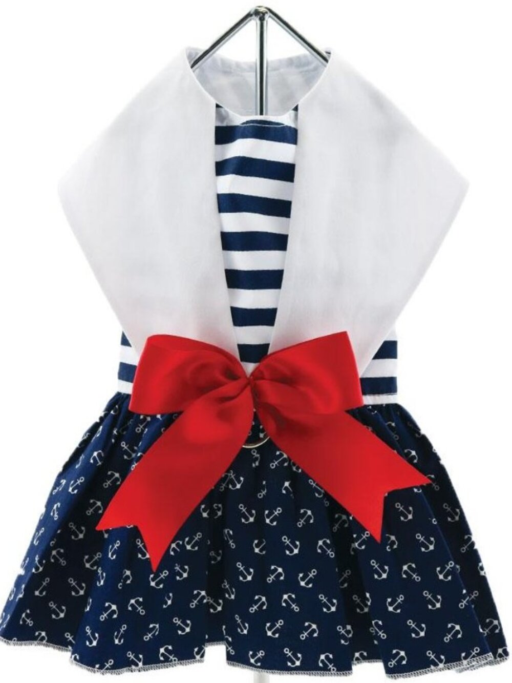 Doggie Design Nautical Dog Dress with Matching Leash